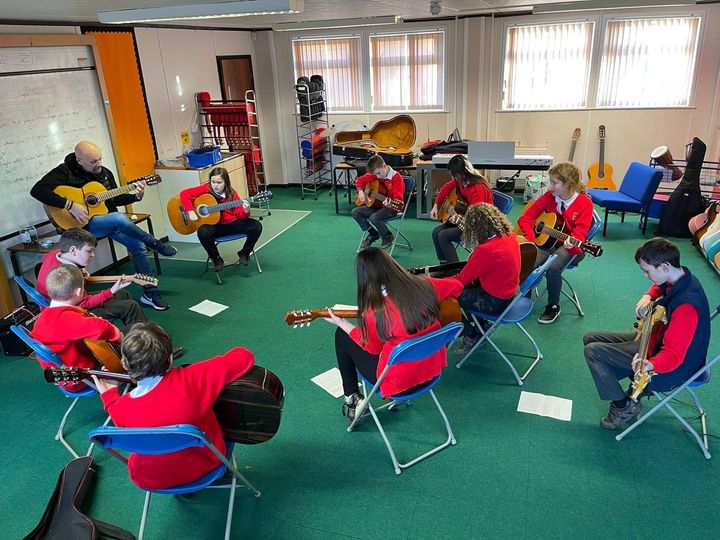 Our Guitar Tuition Programme for Primary Schools Across Scotland