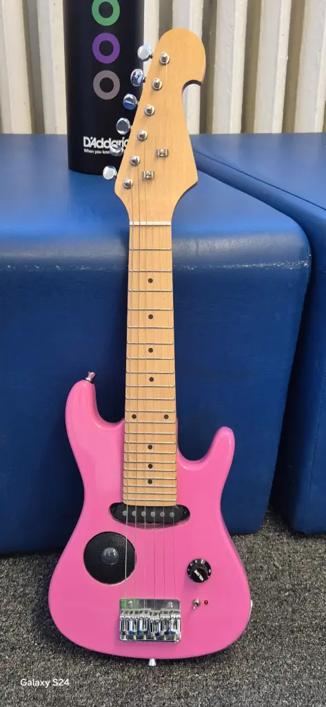 1/2 Size Kiddy Guitar (Pink Strat)